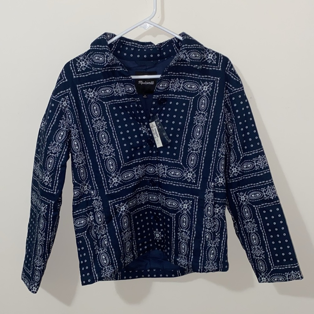 NWT Madewell Padded Chore Jacket in Vintage Bandana, XS